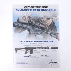 Rock River Arms BT3 DMR Print Advertising Enhanced Operator AR-Style Rifle Promo
